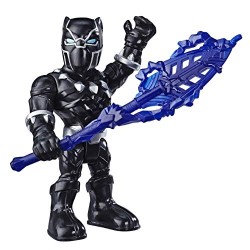 Hasbro - Marvel Super Hero Adventures - Black Panther (Playskool Heroes , action figure da collezione da 12,5 cm con accessorio 