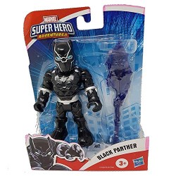 Hasbro - Marvel Super Hero Adventures - Black Panther (Playskool Heroes , action figure da collezione da 12,5 cm con accessorio 