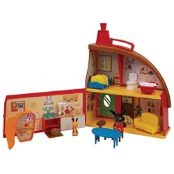 Giochi Preziosi - Bing - Playset La Grande Casa di Bing con 2 Personaggi, con 3 stanze e tanti accessori per arredarle, per bamb