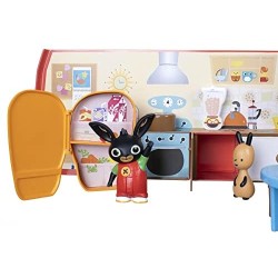 Giochi Preziosi - Bing - Playset La Grande Casa di Bing con 2 Personaggi, con 3 stanze e tanti accessori per arredarle, per bamb