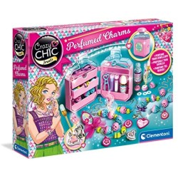 Clementoni- Crazy Chic profumati-Gioco Creativo per Realizzare ciondoli, collane e Braccialetti, 7 Anni+, 18600