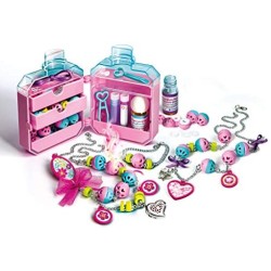 Clementoni- Crazy Chic profumati-Gioco Creativo per Realizzare ciondoli, collane e Braccialetti, 7 Anni+, 18600