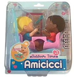 Giochi Preziosi - Cicciobello AMICICCI Passeggino Doppio, CC019000