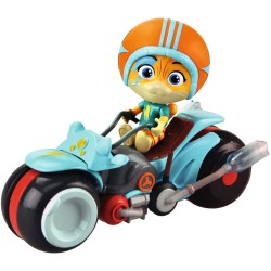 44 Gatti - Lampo con moto, personaggio della serie 44 gatti, per bambini dai 3+, multicolore, POS210116