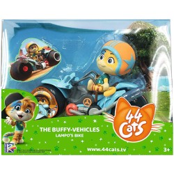 44 Gatti - Lampo con moto, personaggio della serie 44 gatti, per bambini dai 3+, multicolore, POS210116