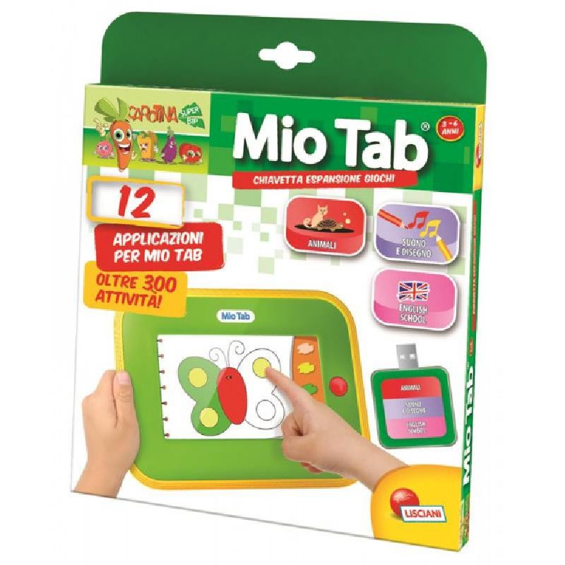 Lisciani - Carotina mio tab chiavetta espansione giochi, LI42586