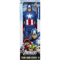 Hasbro - Avengers personaggio Titan Hero, Captain America, 30cm, A4809E27