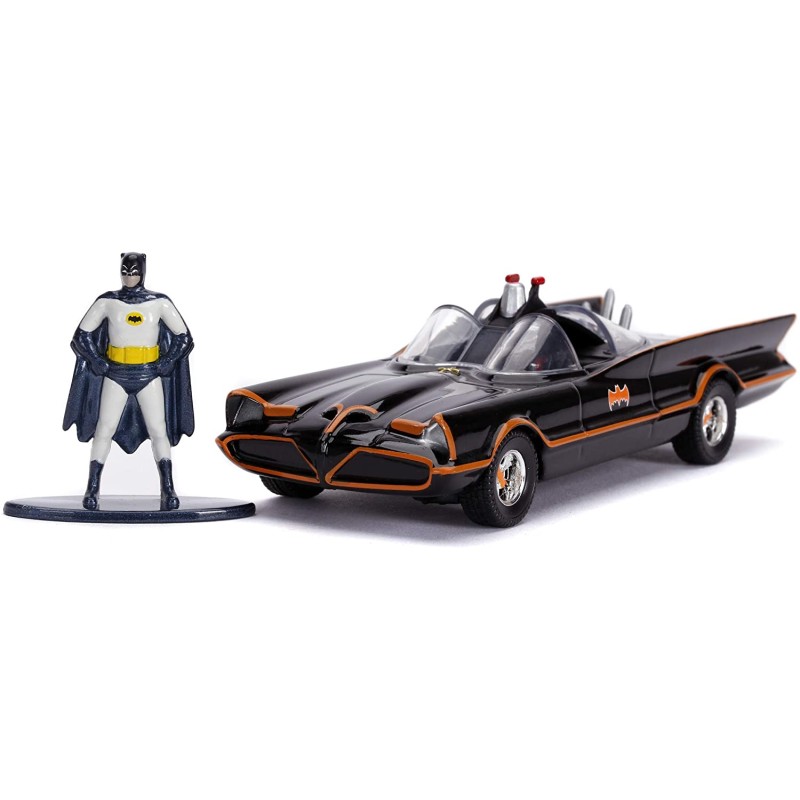 Jada Toys - Dc Batman Batmobile 1966, + 8 Anni, Scala 1:32, Personaggio Incluso, 253213002