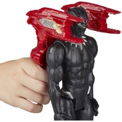 Hasbro - Marvel Studios Legacy Collection - Titan Hero Series - Action Figure Giocattolo di Black Panther, in Scala da 30 cm - E