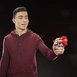 Hasbro - Nerf Fortnite TS MicroShots Firing giocattolo Blaster e 2 freccette Elite ufficiali per bambini, ragazzi e adulti, E674