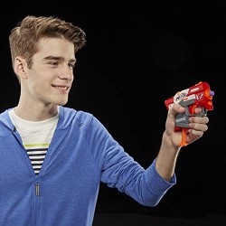 Hasbro - Nerf Fortnite TS MicroShots Firing giocattolo Blaster e 2 freccette Elite ufficiali per bambini, ragazzi e adulti, E674