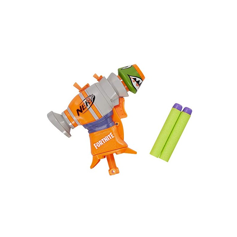 Hasbro - Nerf Fortnite RL MicroShots - Freccette giocattolo Blaster e 2 freccette Elite ufficiali per bambini, ragazzi e adulti,