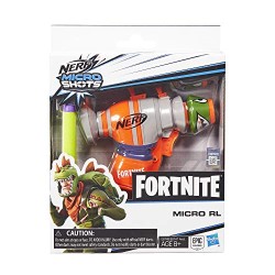 Hasbro - Nerf Fortnite RL MicroShots - Freccette giocattolo Blaster e 2 freccette Elite ufficiali per bambini, ragazzi e adulti,