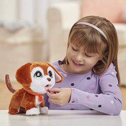 Hasbro - FurReal, Poopalots Cagnolino (Peluche Cagnolino interattivo per Bambini da 4 Anni in su con Accessori), beige, E89455X2