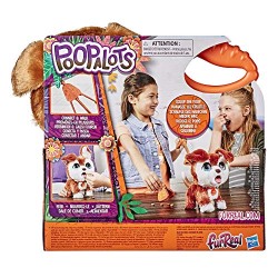 Hasbro - FurReal, Poopalots Cagnolino (Peluche Cagnolino interattivo per Bambini da 4 Anni in su con Accessori), beige, E89455X2