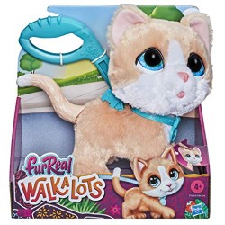 Hasbro - FurReal Walkalots-Gattino Peluche interattivo, Divertenti Suoni e andatura saltellante, Bambini dai 4 Anni in su, F1998