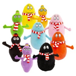 Giochi Preziosi - Barbapapà - Peluche con Sciarpa 20 cm (9 modelli assortiti) - BAP43000