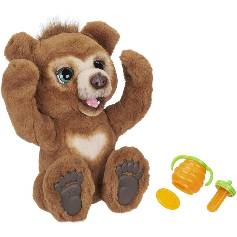 Hasbro - FurReal - Cubby, il mio Orsetto Curioso, Cucciolo di Peluche Interattivo, per Bambini dai 4 anni in su, E4591EU4