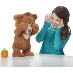 Hasbro - FurReal - Cubby, il mio Orsetto Curioso, Cucciolo di Peluche Interattivo, per Bambini dai 4 anni in su, E4591EU4