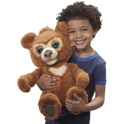 Hasbro - FurReal - Cubby, il mio Orsetto Curioso, Cucciolo di Peluche Interattivo, per Bambini dai 4 anni in su, E4591EU4