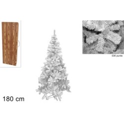 Albero di Natale Bianco Natale 180cm 536 rami