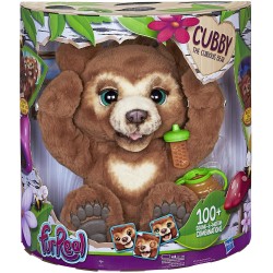 Hasbro - FurReal - Cubby, il mio Orsetto Curioso, Cucciolo di Peluche Interattivo, per Bambini dai 4 anni in su, E4591EU4