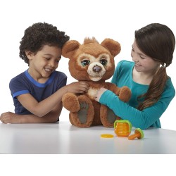 Hasbro - FurReal - Cubby, il mio Orsetto Curioso, Cucciolo di Peluche Interattivo, per Bambini dai 4 anni in su, E4591EU4