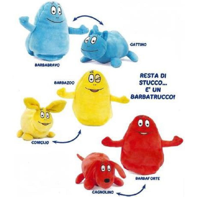 Giochi Preziosi - Barbapapà Peluche 2 in 1 Trasformabile 20 cm (3 modelli assortirti) - BAP36000