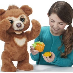 Hasbro - FurReal - Cubby, il mio Orsetto Curioso, Cucciolo di Peluche Interattivo, per Bambini dai 4 anni in su, E4591EU4