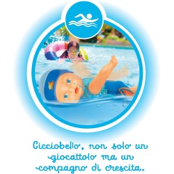 Giochi Preziosi - Cicciobello Swimming Nuota Davvero A Stile Libero E Indossa Un Costumino Colorato Con Cuffia Abbinata, Per Bam