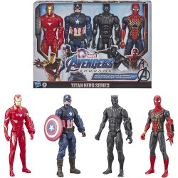 Marvel Avengers: Endgame - Titan Hero Series Action Figure confezione da 4 - POS220205