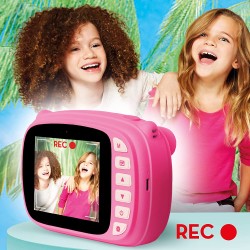 Lisciani Giochi - Barbie Print Cam Hi-Tech, Fotocamera Istantanea, Stampa Subito Le tue Foto, Funzione Video e Selfie - LI97050