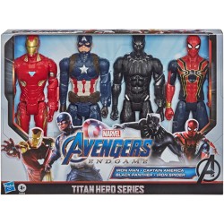 Marvel Avengers: Endgame - Titan Hero Series Action Figure confezione da 4 - POS220205