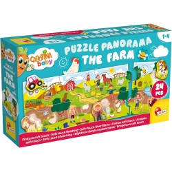 Lisciani Giochi - Carotina Baby Puzzle Panorama The Farm, 105366