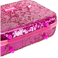 Nice Group - Girabrilla Make Up Case - Valigetta trucchi Girabrilla - MAGENTA/SILVER - NICE02550D