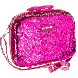 Nice Group - Girabrilla Make Up Case - Valigetta trucchi Girabrilla - MAGENTA/SILVER - NICE02550D