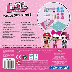 Clementoni - 15268 - Art & Craft - LOL - Fabulous Rings