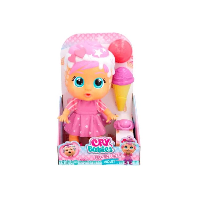 Imc Toys - CRY BABIES Frozen Tutti Frutti Violet | POS220158