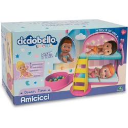 GIOHI PREZIOSI - CICCIOBELLO Amicicci Dream Time, letto a castello con accessori CC034000