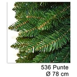 Albero di Natale Abete Slim 210 CM con 536 Rami