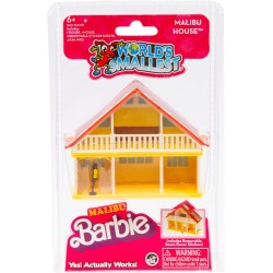 Giochi Preziosi - World s Smallest Barbie La Casa Di Malibu Mini Playset Composto Dalla Casa Di Malibu 1 Mini Personaggio Casual