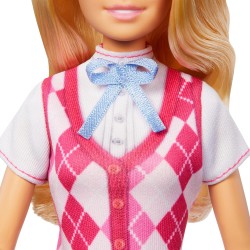 Mattel - Barbie Malibu, bambola bionda con outifit e accessori da equitazione inclusi, ispirata alla serie Netflix I misteri di 