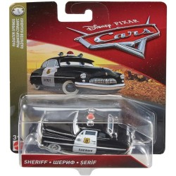 Mattel - Disney Pixar - Cars Personaggio Sceriffo, Macchinina Die Cast, Giocattolo per Bambini 3+ Anni, FLM15