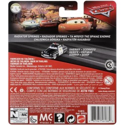 Mattel - Disney Pixar - Cars Personaggio Sceriffo, Macchinina Die Cast, Giocattolo per Bambini 3+ Anni, FLM15