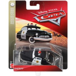 Mattel - Disney Pixar - Cars Personaggio Sceriffo, Macchinina Die Cast, Giocattolo per Bambini 3+ Anni, FLM15