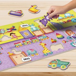 Lisciani Giochi- Carotina Baby Logic 3D, 92543