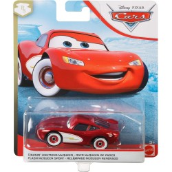 Mattel - Disney Pixar - Cars Personaggio Rayo McQueen De Paseo, Macchinina Die Cast, Giocattolo per Bambini 3+ Anni, GKB17