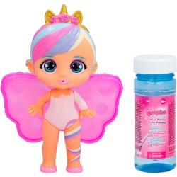 Imc Toys - BLOOPIES Magic Bubbles Cristine, Bambola Fatina da Collezione che Spruzza Acqua e Fa Bolle Magiche con le sue Ali, 87