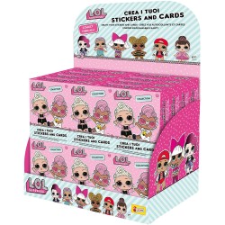 lisciani giochi- crea i tuoi stickers & cards collection, multicolore, 73788