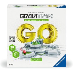 Ravensburger - GraviTrax GO Explosive Build, Starter Kit, Pista di Biglie, Gioco Interattivo ed Educativo STEM, Compatibile con 